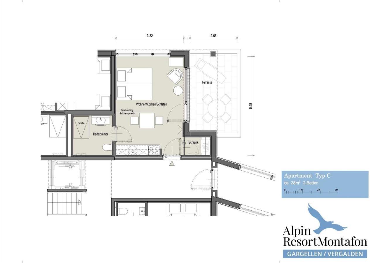 Apartment Typ C Im Alpin Resort Mo Gargellen Eksteriør bilde